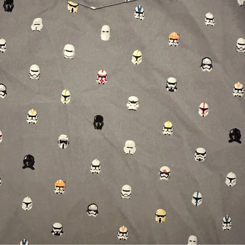 RSVLTS x Star Wars Gray “Little Troopers” Casual Button Down Shirt - Picture 4 of 6
